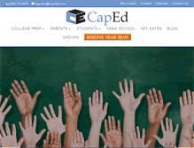 Tablet Screenshot of cap-ed.com